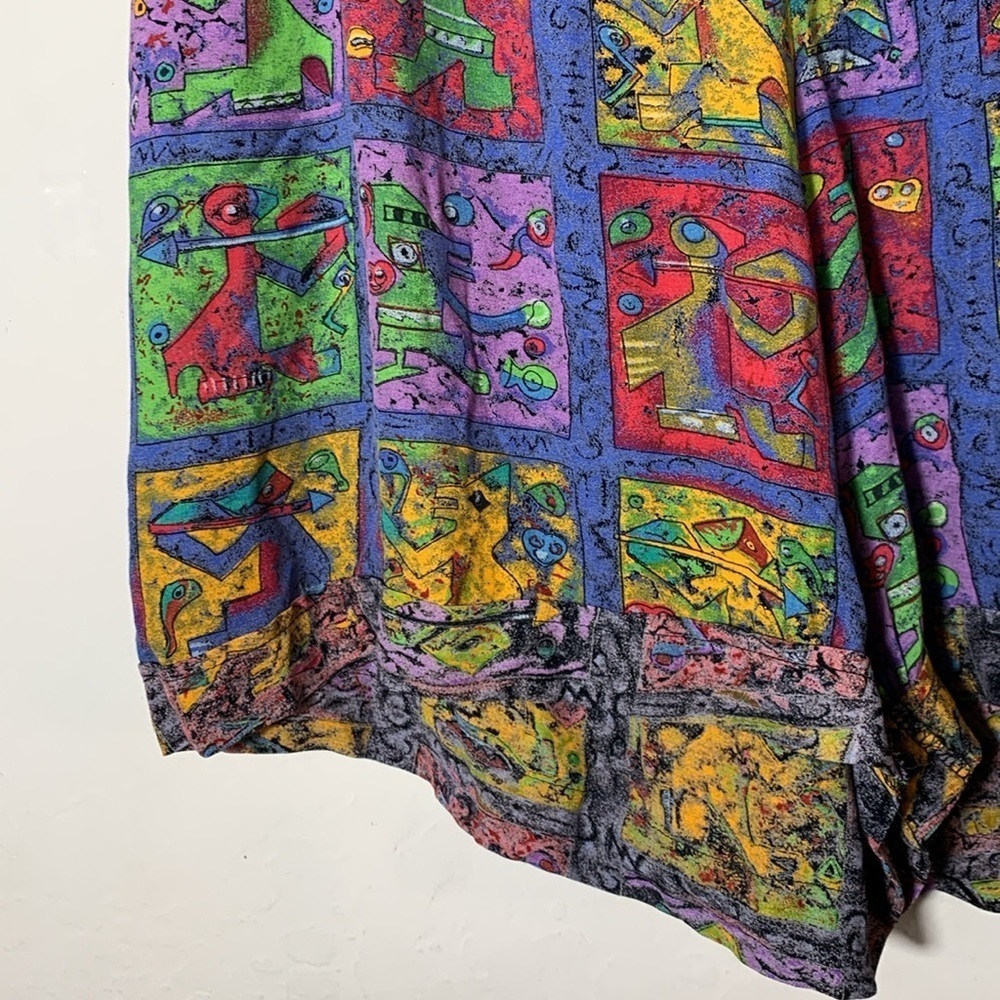Vintage Dana Davidson Colorful Patterned Shorts Size XL - Picture 3 of 6